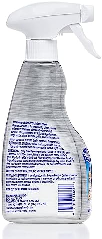 Limpiador y Pulidor de Acero Inoxidable Bar Keepers Friend en Spray (2 x 16 oz) Elimina Huellas Oily, Manchas de Agua Dura y Grasa sin Rayar - imagen 7