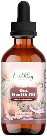 Aceite de Salud Digestiva Earthley Wellness, Soporte Natural para el Sistema Inmunológico, Mezcla Herbal con Clavos y Caléndula (2oz) - imagen 1