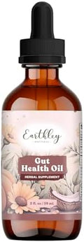 Aceite de Salud Digestiva Earthley Wellness, Soporte Natural para el Sistema Inmunológico, Mezcla Herbal con Clavos y Caléndula (2oz) - imagen 1
