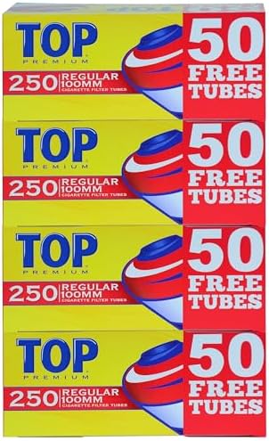 TUBOS DE FILTRO TOP - Regular Full Flavor RYO 100s - 4 Cajas con 250 Tubos por Caja - imagen 2