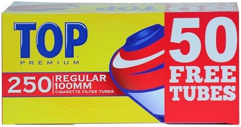 TUBOS DE FILTRO TOP - Regular Full Flavor RYO 100s - 4 Cajas con 250 Tubos por Caja - imagen 3