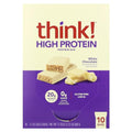 Think ! Barras Altas en Proteína, Chocolate Blanco, 10 Barras de 2.1 oz (60 g) Cada Una - imagen 1