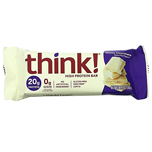 Think ! Barras Altas en Proteína, Chocolate Blanco, 10 Barras de 2.1 oz (60 g) Cada Una - imagen 4