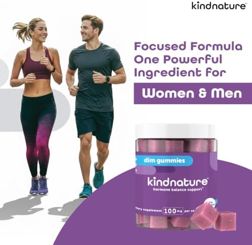Gomitas Kindnature DIM 100mg – Apoyo para el Balance Hormonal en Mujeres – Suplemento de Diindolilmetano para el Metabolismo de Estrógenos, - imagen 5