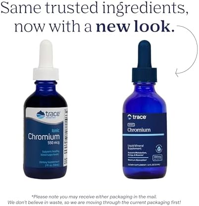 Trace Minerals | Cromo Iónico Líquido | Apoya la Función Cerebral Normal y Niveles Saludables de Azúcar en Sangre | Sin GMO, Vegano, Sin Gluten | - imagen 3