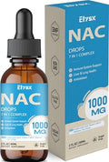 Gotas de NAC Líquido 1000MG, Suplemento de N-Acetil Cisteína con Ácido Alfa Lipoico para Adultos y Niños, Apoyo Inmunológico y Antioxidante, Sabor - imagen 1