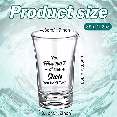 Kigeli 48 Pzs Vasos de Tiro Divertidos de Acrílico para Fiesta, Mini Vasos de 1.2 Onzas, Regalos para Cumpleaños Adultos, Suministros para Fiestas - imagen 2