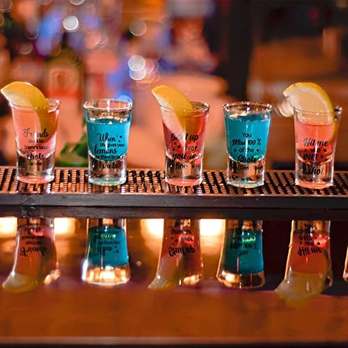 Kigeli 48 Pzs Vasos de Tiro Divertidos de Acrílico para Fiesta, Mini Vasos de 1.2 Onzas, Regalos para Cumpleaños Adultos, Suministros para Fiestas - imagen 4
