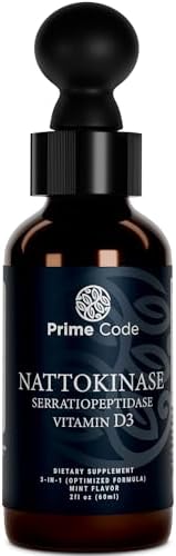 Suplemento de Nattokinase Code | Gotas Líquidas de Nattokinase y Serratiopeptidase | Alta Absorción | Sin OGM | Sin Gluten - imagen 4