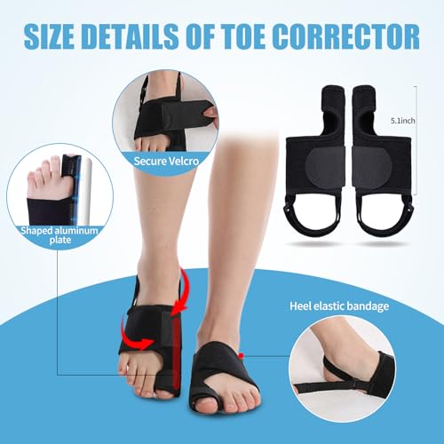 Férula para Hallux Valgus Recovist para Mujeres y Hombres | Corrector de Dedo Gordo, Alivio del Dolor y Alineación del Pie (1 Par) - imagen 3