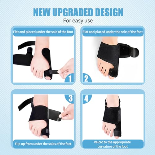 Férula para Hallux Valgus Recovist para Mujeres y Hombres | Corrector de Dedo Gordo, Alivio del Dolor y Alineación del Pie (1 Par) - imagen 5