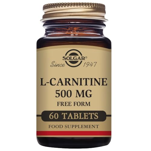 Solgar L-Carnitina 500 mg - 60 Tabletas - No GMO, Vegano, Sin Gluten, Sin Lácteos, Kosher - 30 Porciones - imagen 5