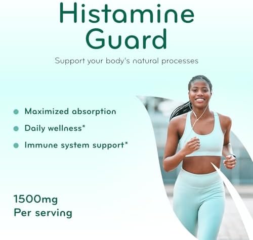 Suplemento de Soporte Inmunológico Histamine Guard - Bloqueador de Histamina con Ortiga, Vitamina C, Bromelina y Quercetina - No Causa Somnolencia - imagen 3