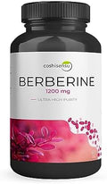 Coshisensu Berberina HCl 1200mg – Suplemento Potente para Azúcar en Sangre, Insulina y Control de Peso – Cápsulas Veganas, Sin OGM y Sin Gluten – - imagen 1