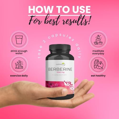 Coshisensu Berberina HCl 1200mg – Suplemento Potente para Azúcar en Sangre, Insulina y Control de Peso – Cápsulas Veganas, Sin OGM y Sin Gluten – - imagen 6