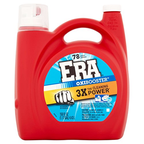 Detergente Líquido para Ropa Era 3X Oxibooster, Alta Eficiencia, 78 Cargas, 150 Onzas - imagen 5
