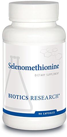 Selenometionina de Biotics Research – Selenium de alta potencia, función tiroidea, producción de ADN, salud cognitiva, antioxidante potente. 90 - imagen 1