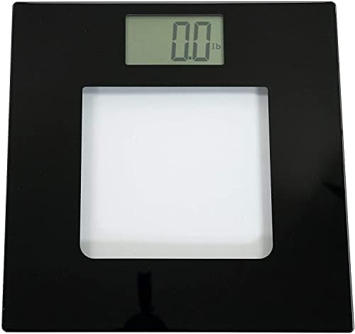 Báscula Digital de Vidrio Extra Ancha que Habla | Escala de Baño Precisa con Pantalla Visual y de Voz | Capacidad de 395 Libras | Gran Pantalla LCD - imagen 1