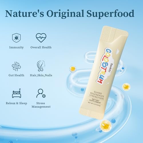 Suplemento de Colostro Bestidy, Polvo de Colostro para el Intestino, Crecimiento del Cabello y Belleza, Empaque Individual, Superalimento Natural, 60 - imagen 3