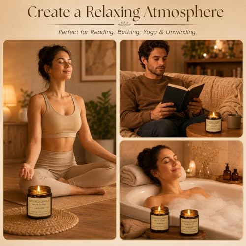 Paquete de 8 Velas Aromáticas, Cera de Soja Natural con Empaque Elegante - Regalos Perfectos para Mujeres y Hombres, Ideal para San Valentín, Día de - imagen 4