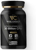 WISE CHOICE SUPPLEMENTS Lactobacillus Rhamnosus GG Probiótico | 30 Mil Millones CFU | 90 Cápsulas | Estrain LGG para Salud Digestiva y Soporte - imagen 1
