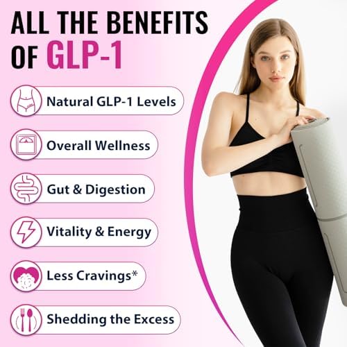 Suplementos VINNETLLOY GLP-1 para Mujeres, Fórmula Natural 14 en 1 con Berberina y Probiótico Akkermansia, 60 Cápsulas Veganas para Metabolismo y - imagen 2