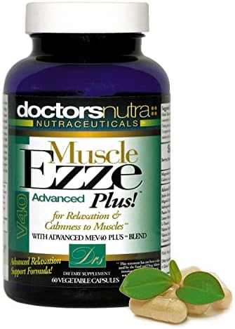 Doctors Nutra Nutraceuticals Muscle Ezze Plus - Relajante Natural para Día o Noche - Sin Gluten - 60 Cápsulas Veganas - imagen 1