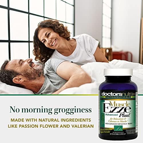 Doctors Nutra Nutraceuticals Muscle Ezze Plus - Relajante Natural para Día o Noche - Sin Gluten - 60 Cápsulas Veganas - imagen 3