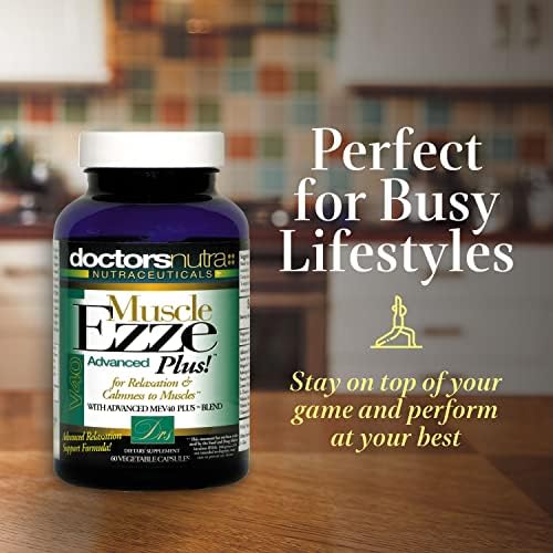 Doctors Nutra Nutraceuticals Muscle Ezze Plus - Relajante Natural para Día o Noche - Sin Gluten - 60 Cápsulas Veganas - imagen 5