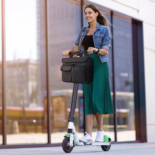 Bolsa para Scooter de Movilidad YOOFAN – Organizador Práctico con Compartimento para Laptop de 14 Pulgadas y Portavasos, Negra - imagen 5