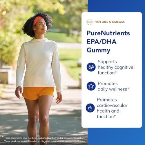 Gomitas Pure Encapsulations PureNutrients EPA/DHA, 36 piezas, sabor natural a limón-lima, apoyan la función cognitiva y el bienestar diario - imagen 3