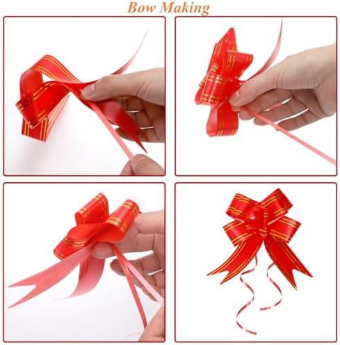 Cesta DEAYOU de 6 piezas para regalos, resistente y tejida en bambú, cestas grandes plegables para llenar con bolsas, tarjetas y moños para baby - imagen 4