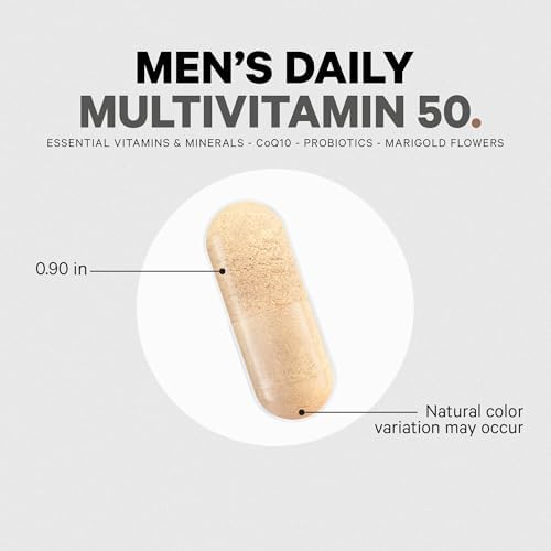 Multivitamínico Codeage para Hombres Mayores de 50 Años - Vitaminas y Minerales Esenciales - 30 Cápsulas Non-GMO - imagen 8