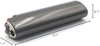 Funda de Metal Lucklybestseller 8 Piezas para Encendedor BIC Tamaño Completo J6 - imagen 7