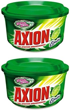 Pasta Lavavajillas AXION LIMA 450g - El Verdadero Arrancagrasa (Paquete de 2) - Importado de Colombia - imagen 1