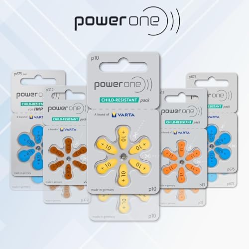 Baterías para Audífonos PowerOne Tamaño 10, PR70 - Paquete de 60 Baterías - imagen 6