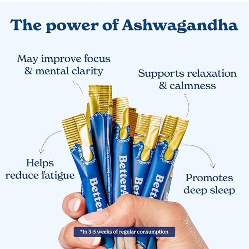 Palitos de Miel Better Alt KSM 66 Ashwagandha | Miel Multiflora Orgánica del Himalaya | Ayuda a Promover Relajación y Enfoque | Suplemento Dietético - imagen 4
