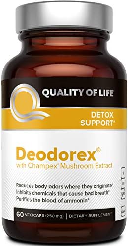 Deodorex - Soporte para Desintoxicación - Combate el Mal Aliento y Olores Corporales - 60 Vegicaps - imagen 1