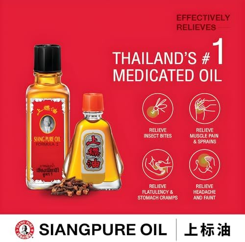 Aceite Puro Siang Fórmula Original 25 cc (Fórmula I, Color Rojo, Paquete de 1) - imagen 2