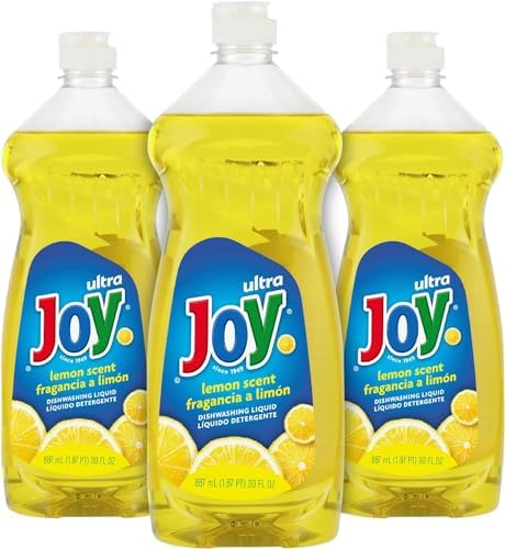 Jabón Líquido Ultra JOY Aroma Limón Fresco - Paquete de 3 - 30 Fl. Oz - Squirrel Pacífico - Color Amarillo - imagen 1