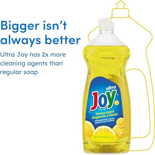 Jabón Líquido Ultra JOY Aroma Limón Fresco - Paquete de 3 - 30 Fl. Oz - Squirrel Pacífico - Color Amarillo - imagen 3