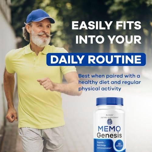 Paquete de 2 Memo Genesis Cápsulas - Suplemento Natural para la Salud Cerebral, 120 Cápsulas para 2 Meses de Enfoque y Claridad Cognitiva - imagen 6