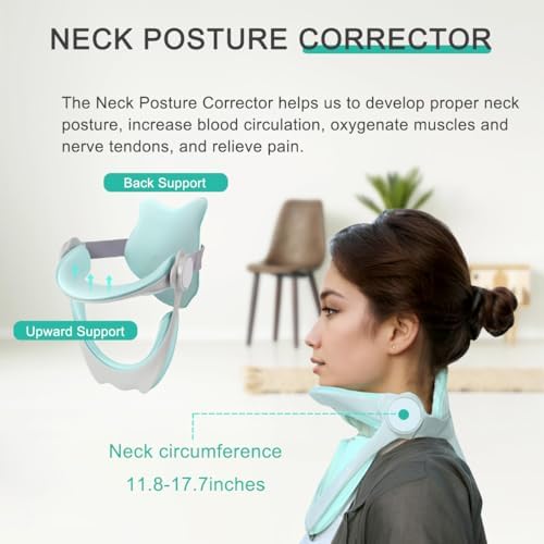 Collarín Ajustable 360° para Dolor de Cuello y Soporte, Dispositivo de Tracción Cervical para Uso en Casa, Estirador de Cuello para Corrección de - imagen 2