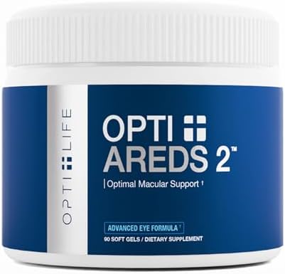 Suplementos Opti + AREDS 2 | Salud Visual y Ocular para Adultos | Con Luteína, Zeaxantina, Zinc y Vitamina C para Soporte Macular* | 90 Softgels / 45 - imagen 1