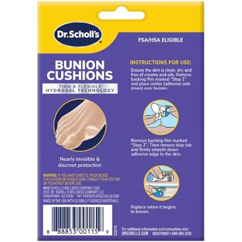 Cojines para Juanetes Dr. Scholl's - 5 Piezas, Paquete de 4 - imagen 7
