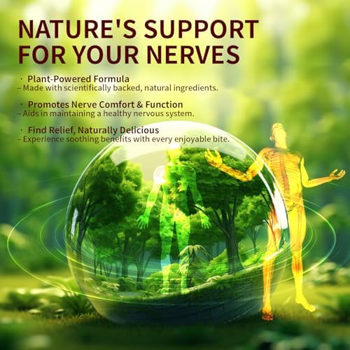 Gomitas Sin Azúcar para Soporte de Neuropatía – Salud Nerviosa Mejorada, Regeneración y Soporte Cognitivo con Vitaminas B1, B6, B12, Magnesio, ALA, - imagen 2