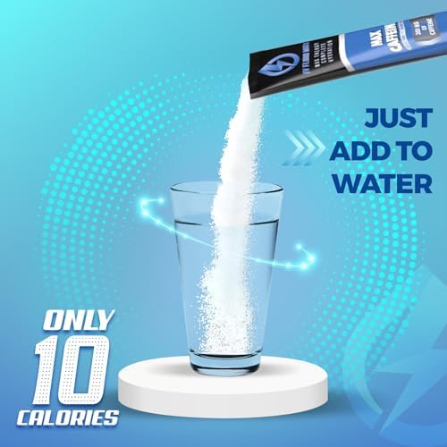 IV FLUID MAX Polvo de Electrolitos – 300 mg de Cafeína, Vitaminas B, Bebida Energética Sin Azúcar, Hidratación, Pre-Entreno, Recuperación, 16 Sobres - imagen 8