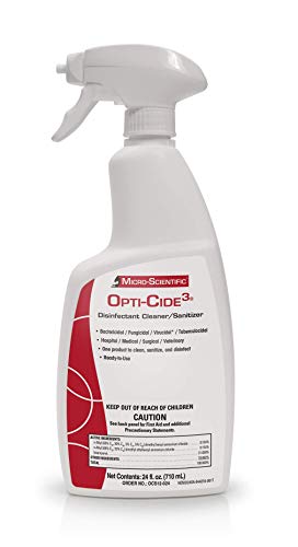 Micro-Scientific - OCS12-024 Opti-Cide3 Limpiador y Desinfectante de Grado Sanitario en Spray, Modelo: NEMSI24SA - imagen 2