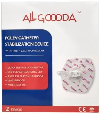 Dispositivo de Estabilización de Catéter Foley ALL GOOODA [Paquete de 2] – Sujeción Suave con Cierre Teksil, Tab de Giro de 360°, Adhesivo de - imagen 2