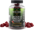 Gomitas BUCKLEBURY 9 en 1 de Saw Palmetto Natural con Sabor a Frambuesa y Granada - Suplementos Veganos para la Salud Prostática y el Crecimiento del - imagen 1
